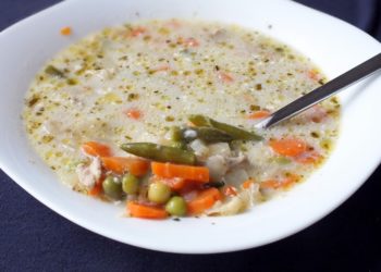 Zöldségleves galuskával – recept