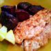 Hirtelen sült csirkemell sült cékla körettel recept